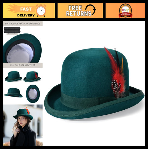 Cappello bowler 100 lana per - 100%,