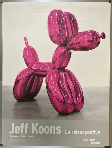Jeff koons balloon dog magenta - balloon,