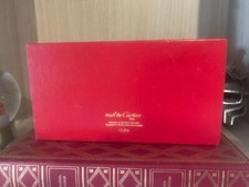 MUST de CARTIER CUSTIODIA ORIGINALE C0706 ROSSA E ORO FODERA IN VELLUTO 