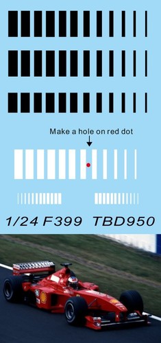 Barcode decals - 1/24, barcode decals