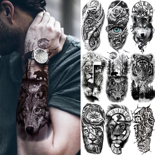 Grande tatuaggio temporaneo
