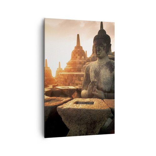 Quadro tela 80x120cm buddha - quadro,