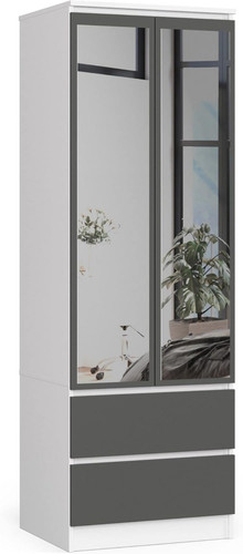 Armadio con specchio - armadio, 60