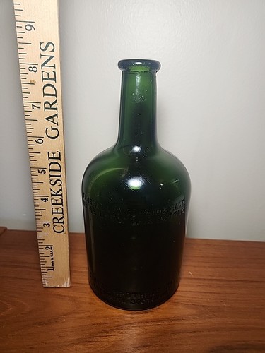 Bottiglia verde vintage chivas - bottiglia,