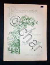 Musica Spartiti - Bucaneve - Pezzo melodico per pianoforte - Hermann Wenzel