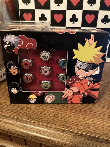 Naruto set anelli - set,