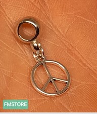 Charm Ciondolo Per Bracciale in Acciaio Tono Argento Silver Gioiello