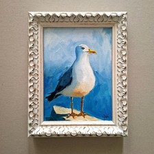 Gabbiano Impasto dipinto ad