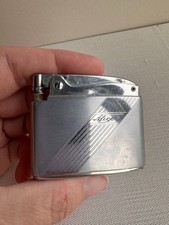 Accendino Ronson Adonis vintage anni 40 cromato USA inciso Alice funzionante