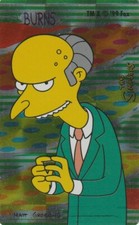 A4 - Promo Card The Simpsons Matt Groening - BURNS