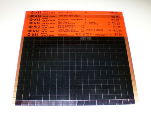 Microfiche catalogo ricambi - catalogo,