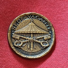 VATICANO SEDE VACANTE OTTOBRE 1978 MEDAGLIA OPUS GAZZANIGA (MM.39) #PL