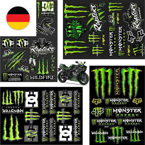 Pezzi adesivi monster - 4,