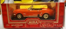 MIRA  1/18 FORD MUSTANG 1965  RARO COME NUOVO  NO BURAGO  SOLIDO UT MINICHAMPS