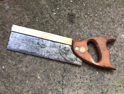 Brass backed tenon saw - backed, 10"