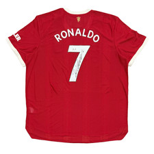 Maglia 21/22 Manchester United Cristiano Ronaldo firmata Beckett autenticata