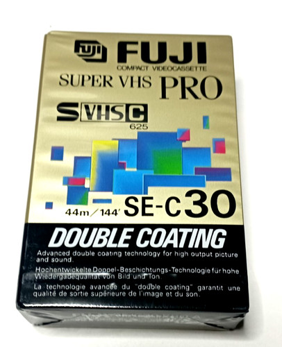Fuji pro c30 videotape - fuji, se-c30