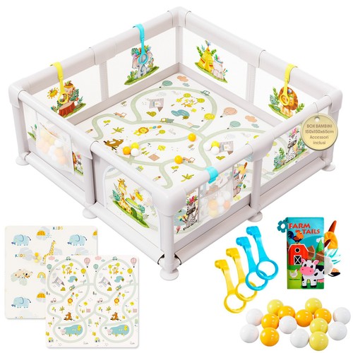Box bambini 150x150cm con - bambini,