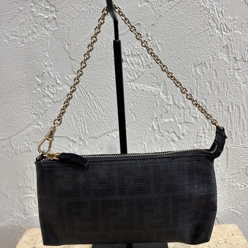 Pochette fendi zucca nera - pochette,