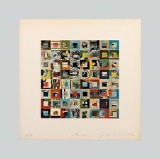 Giulio PAOLINI - "Collezione", 1974 - Serigrafia, 50 x 50 cm / Collezione TATE