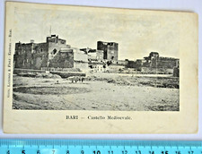 Cartolina antica Bari castello