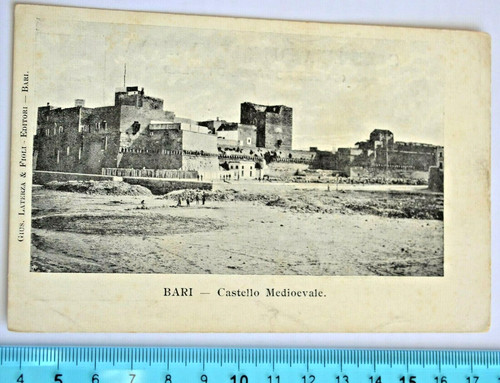 Cartolina antica bari castello - cartolina,