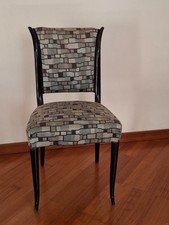 Sedie pranzo anni '50, stile Vittorio Dassi -  set di sei