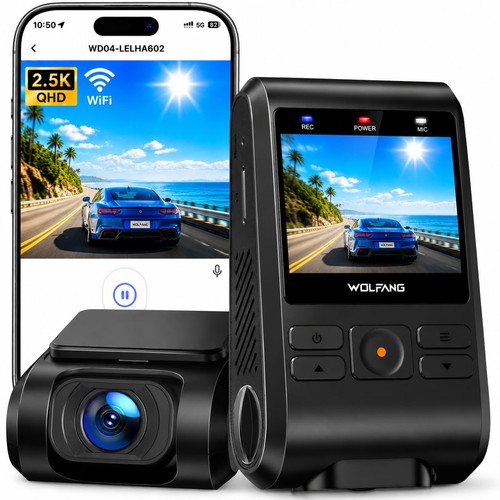 Wolfang dash cam - cam, 1440p