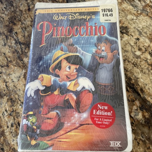 Walt disney pinocchio vhs - disney's,