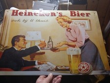 Insegna Di Latta Birra Heineken's Misura Più O Meno 70 X 40 Vintage Targa 