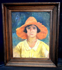 Quadro Antico Ritratto Signora