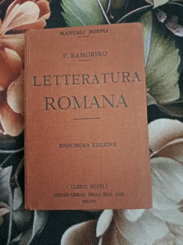 Letteratura romana ramorino - letteratura,