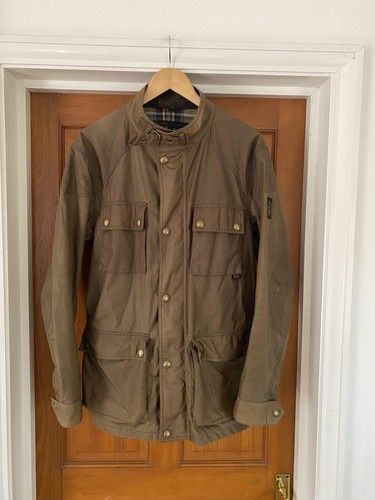 Belstaff giacca uomo kaki - belstaff,