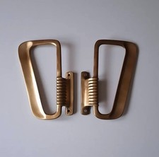 Old Vintage Pair Brass Handles