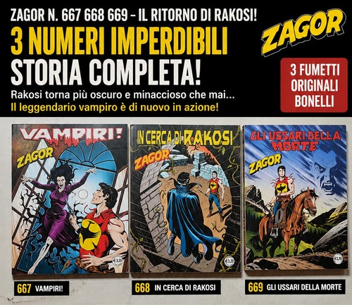 Zagor 667 668 669 mini - zagor,