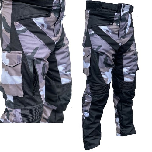 Pantaloni moto con protezioni - pantaloni,