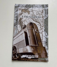 SCHEDE TELEFONICHE SERIE 6 TELECOM ITALIA  I TRENI DI IERI NUOVE FOLDER COMPLETO