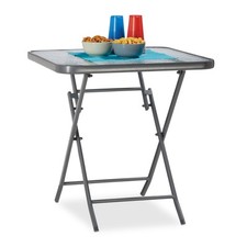 Tavolo da giardino 4 posti Antiscivolo Tavolo pieghevole per esterni 10 kg