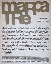 MarcaTre n.16-17-18. Luglio-agosto-settembre 1965 - Lerici Editori