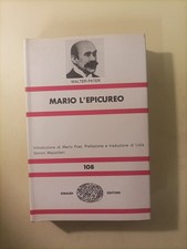 Mario l Epicuro Walter Pater Einaudi 1970