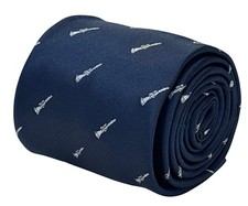 Blu Scuro Cravatta Con