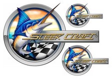 Adesivo design rotondo Marlin