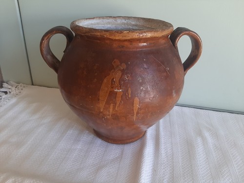 Antico vaso terracotta con - antico,