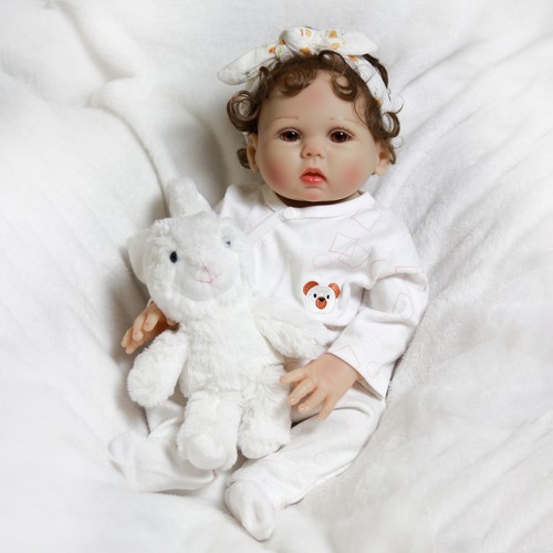 Bambola bambina silicone