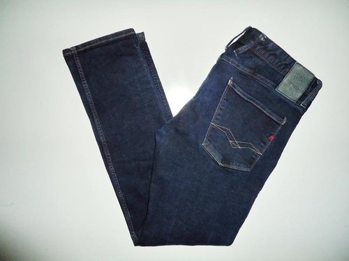 Jeans uomo replay navy denim - uomo,