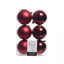 PALLINE NATALIZIE ROSSO SCURO