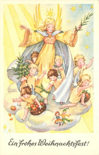Cartolina anni angelo di - cartolina, 50