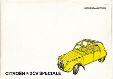 CITROEN 2 CV SPECIALE Manuale