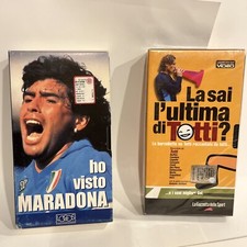 2 VHS Ho Visto Maradona, 1998 - La Sai L’ultima Di Totti?