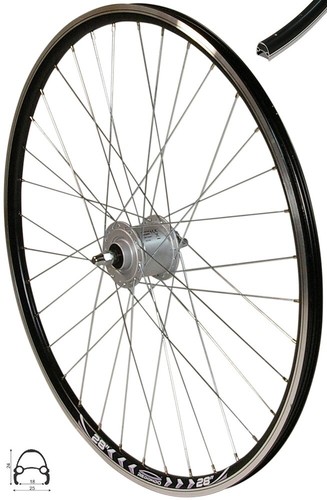 Ruota anteriore pollici - anteriore,